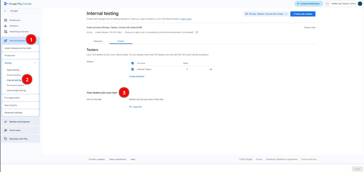 Play Store Tester Register